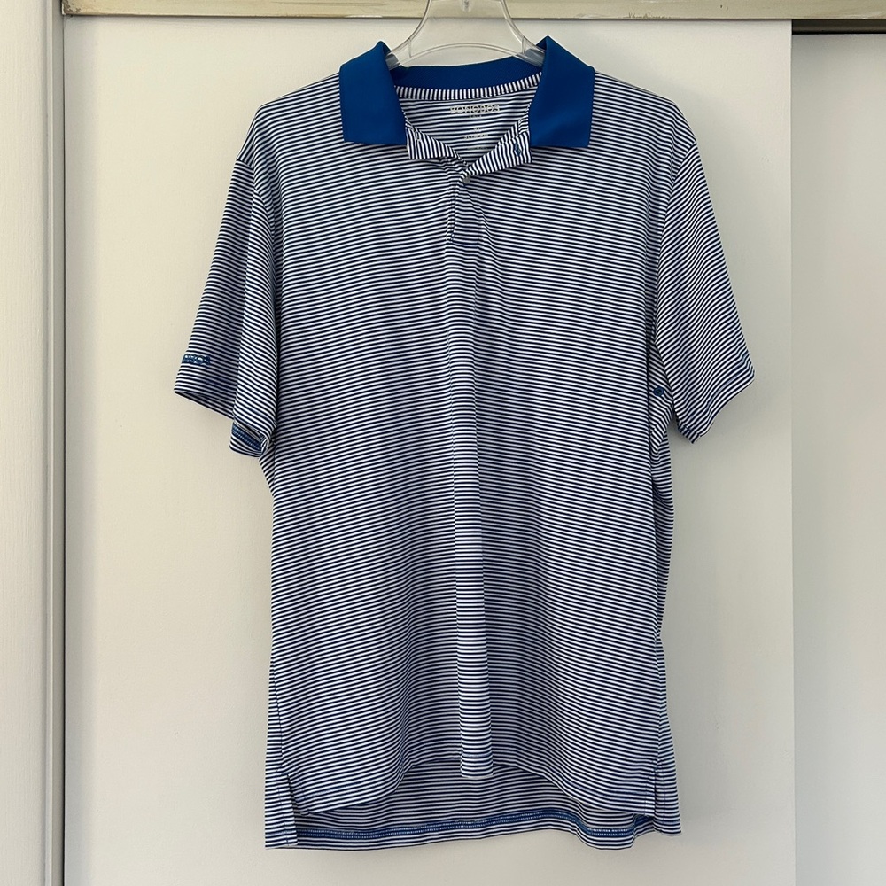 Bonobos Golf Striped Polo Shirt Performance Fabric